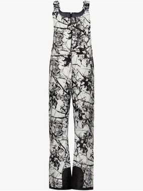 Arctix Black & White Marble-Print Wide-Leg Jumpsuit